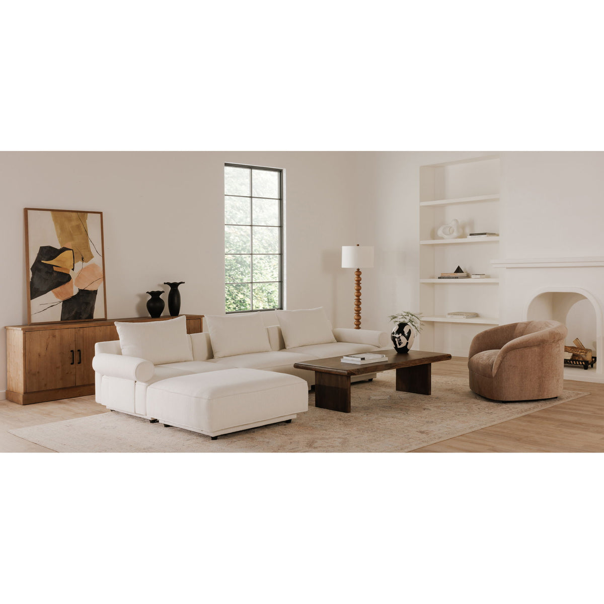 Lila - Coffee Table - Brown