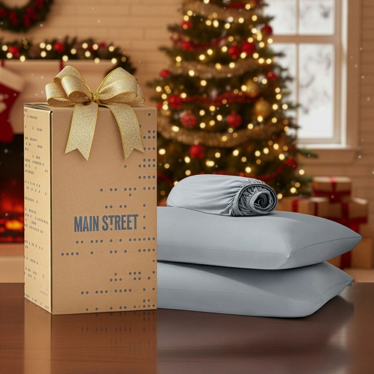 Ice Touch - Queen Sublime Serenity Luxury Sheet Set - Gray