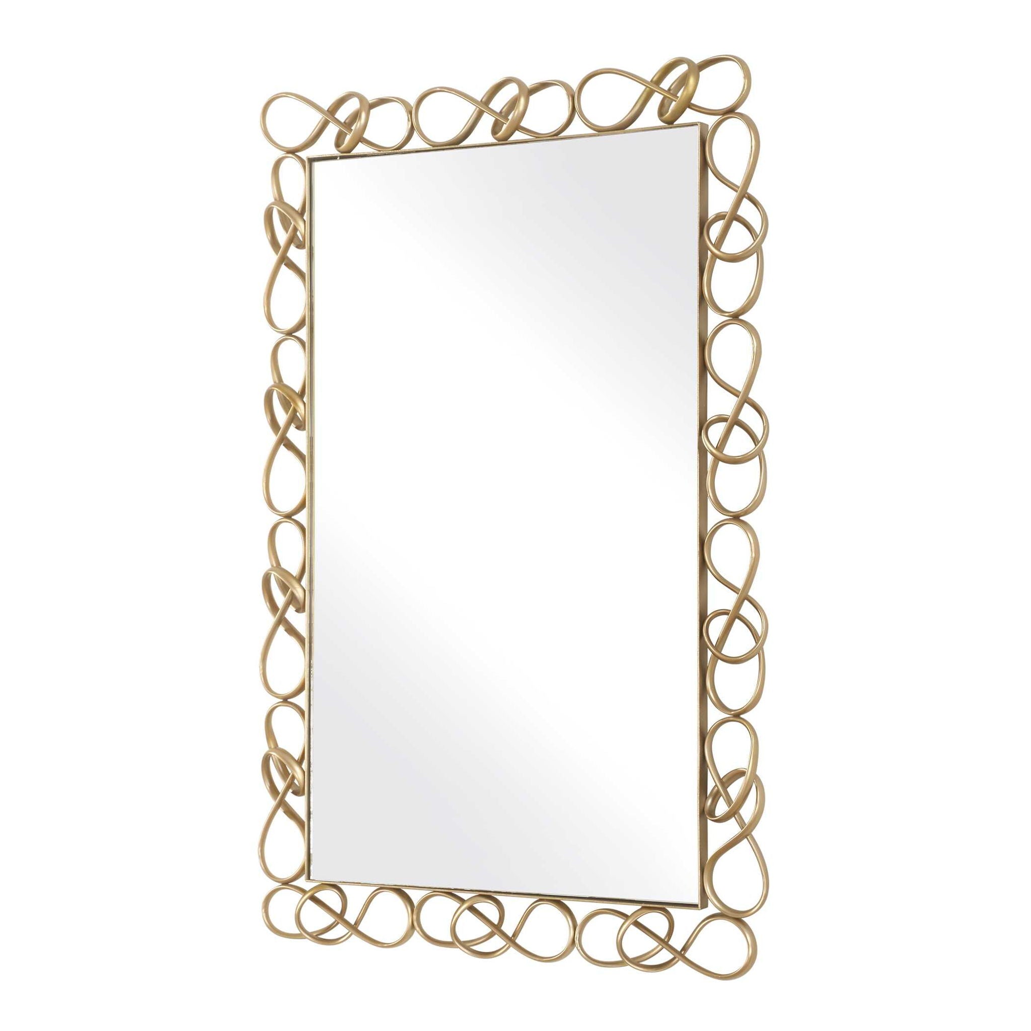 Twist It - Mirror - Antique Brass