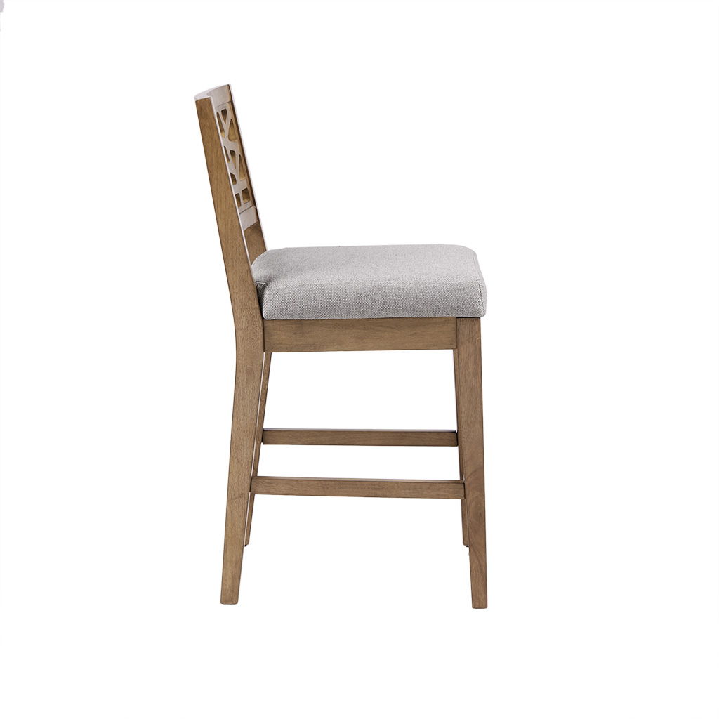 Crackle - Counter Stool - Light Gray