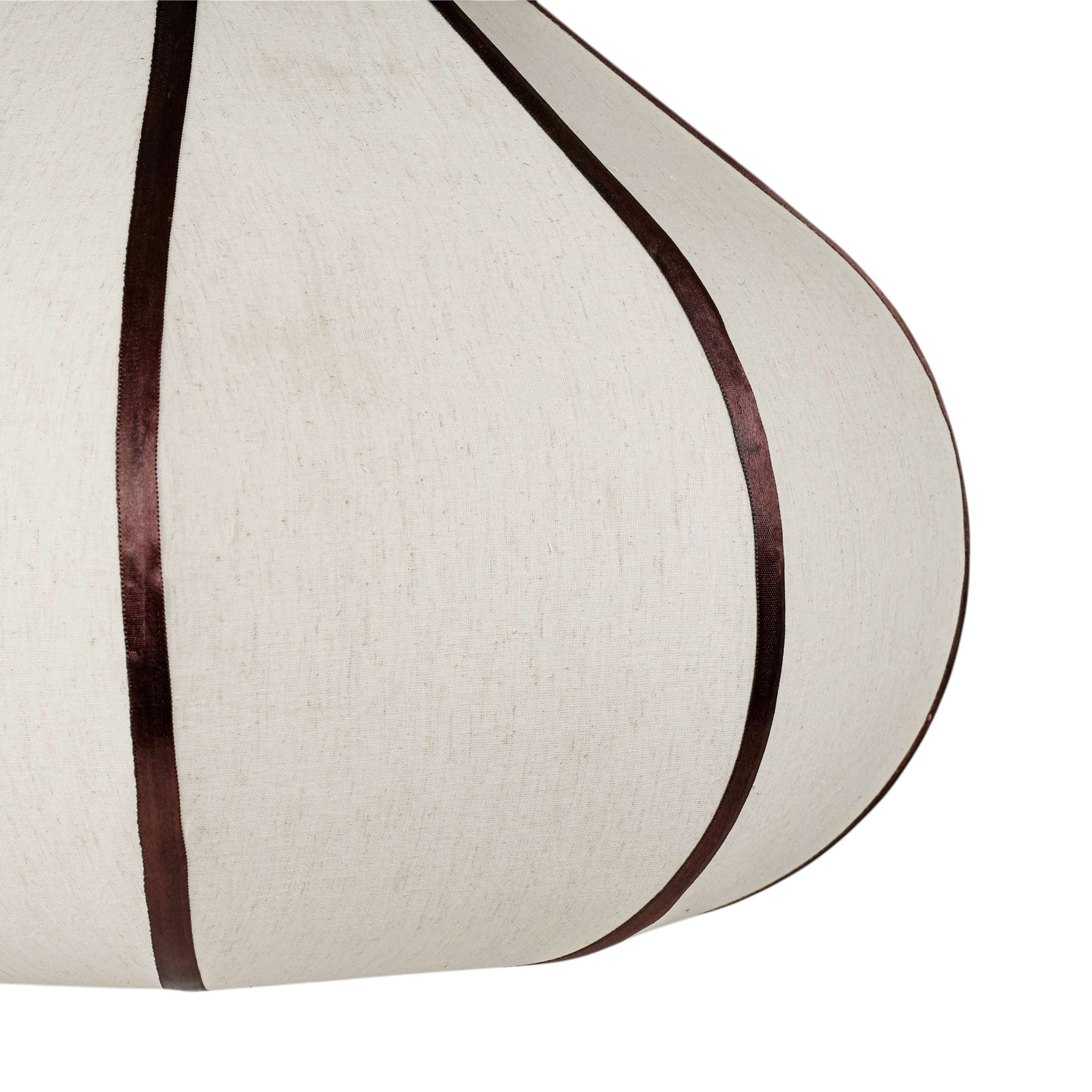 Josephine - Teardrop Pendant Lamp - Chocolate Brown