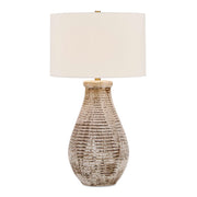 Dorothea - Textured Table Lamp - Brown / Gray