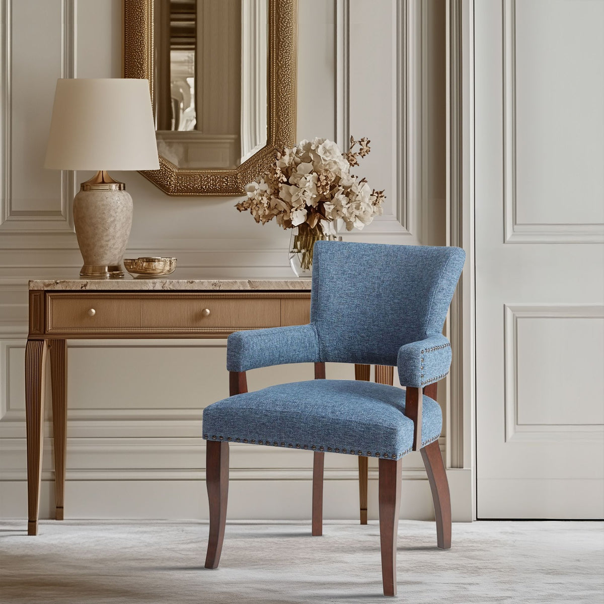 Dawson - Arm Dining Chair - Blue
