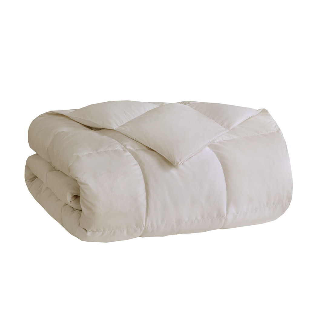 Heavy Warmth - Goose Feather and Down Oversize Comforter - Cream