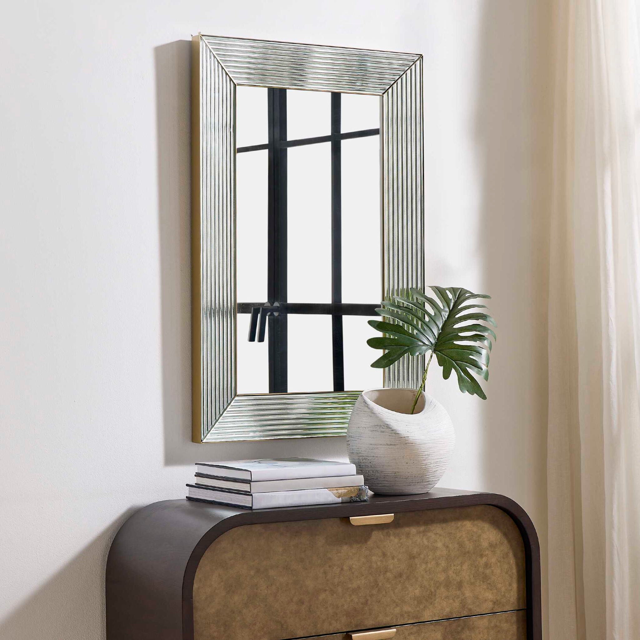 Illuminate - Mirror - Antique Brass