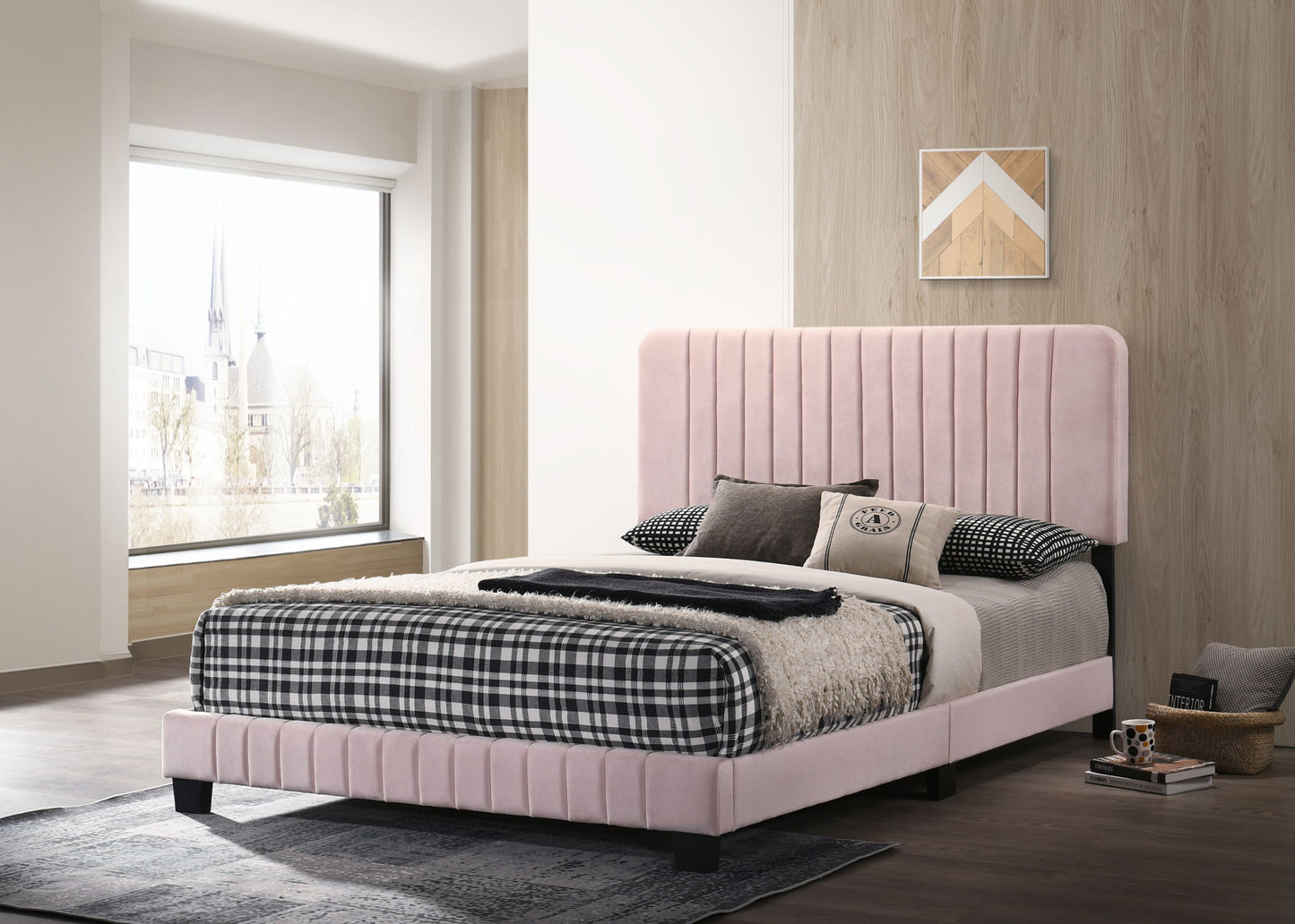 Channel Tufted Bed