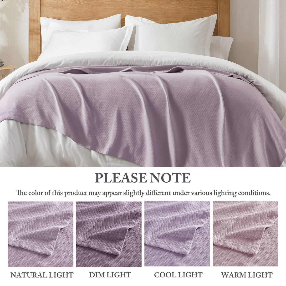 Liquid Cotton - Blanket - Lilac