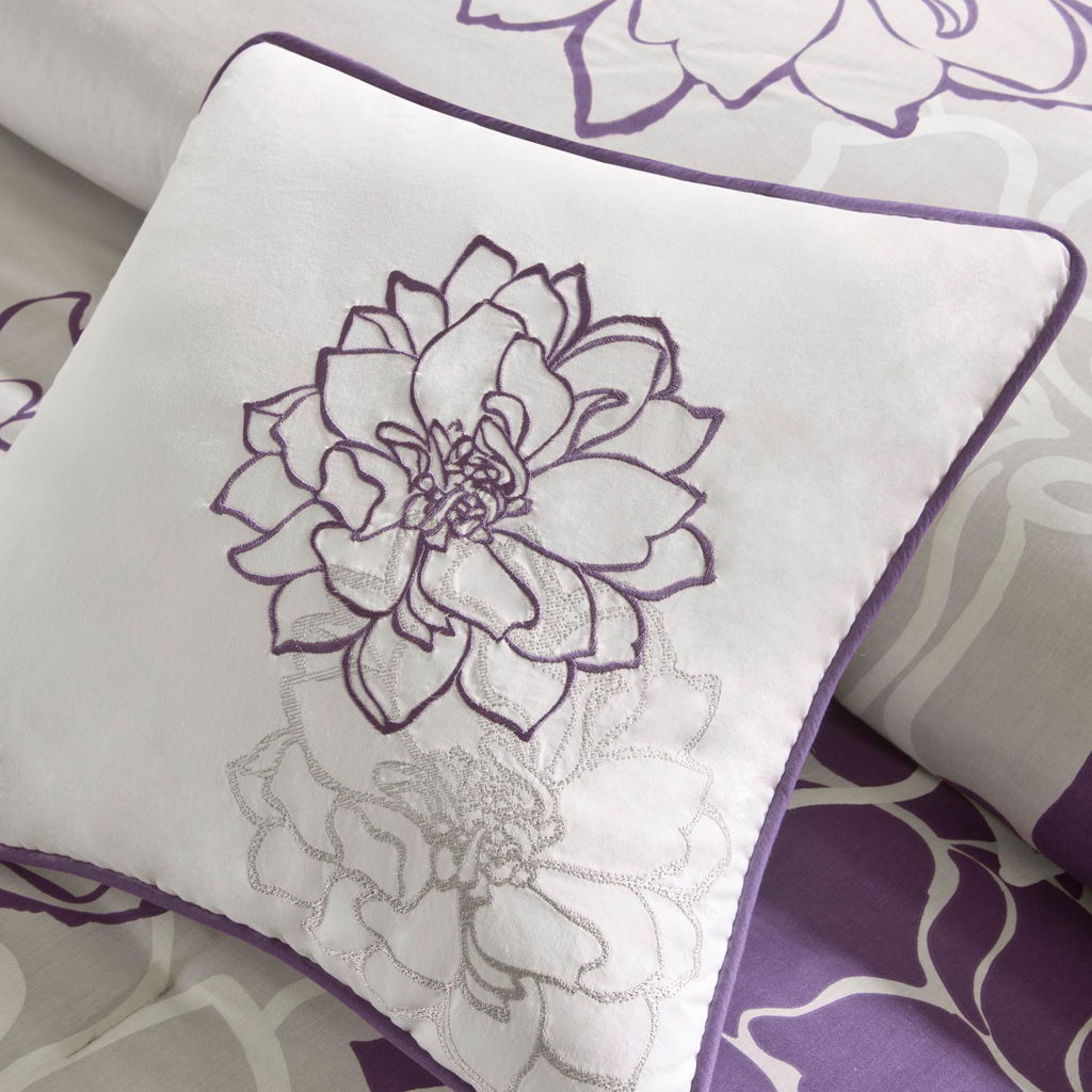 Lola - King Comforter Set - Purple