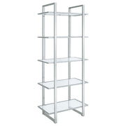 Colfax - 5 Shelf Bookshelf - Clear