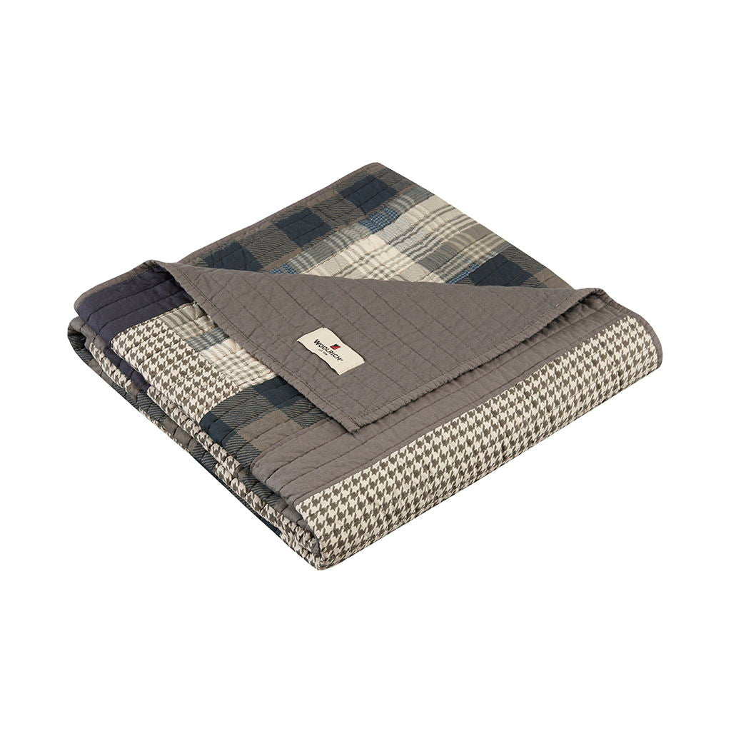 Winter Hills - Quilted Throw - Tan