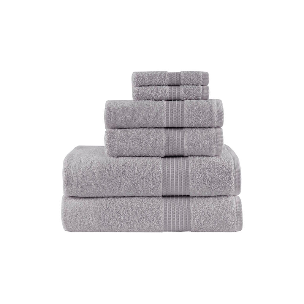 Organic - 6 Piece Towel Set - Gray