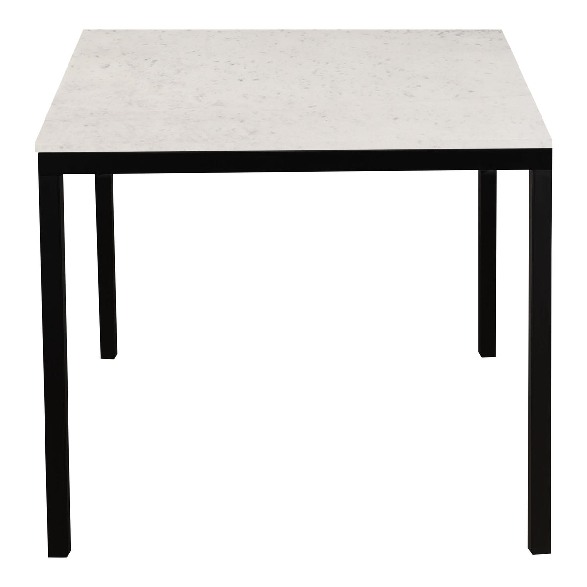 Parson - Small Marble Dining Table - White