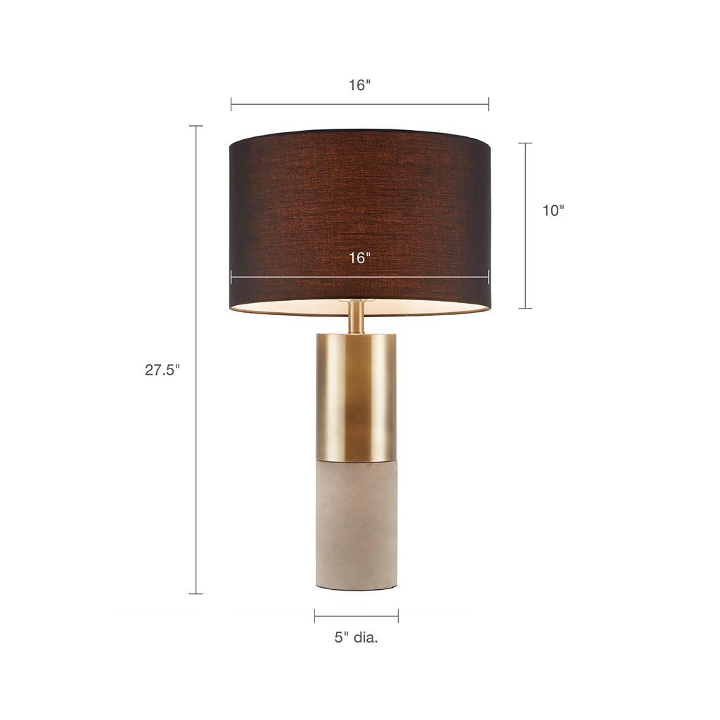 Fulton - Table Lamp - Gold / Black