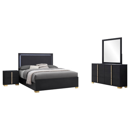 Jeremiah - Bedroom Set With LED Headboard