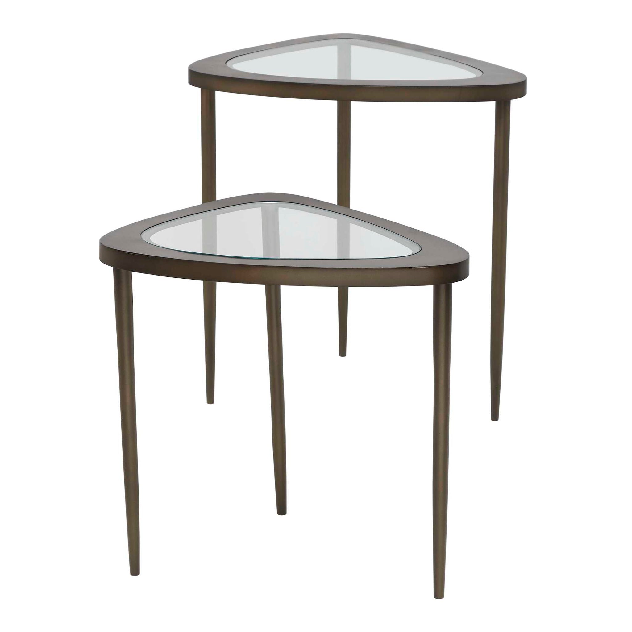 Millar - Curved Nesting Tables (Set of 2) - Bronze