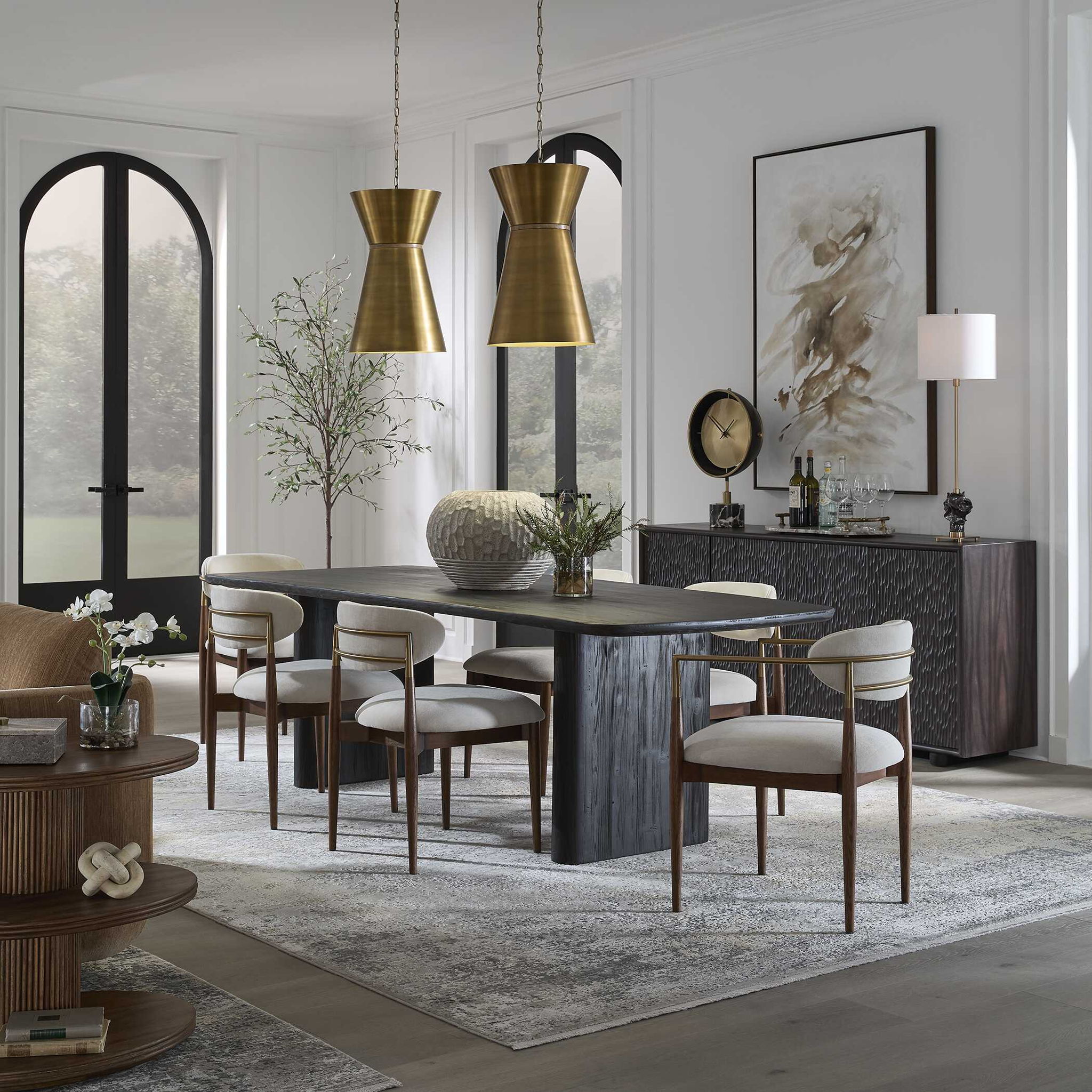 Kirin - Reclaimed Fir Dining Table - Black