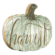 15" X 17" Brown And Green Harvest Hanging Dimensional Sculpture