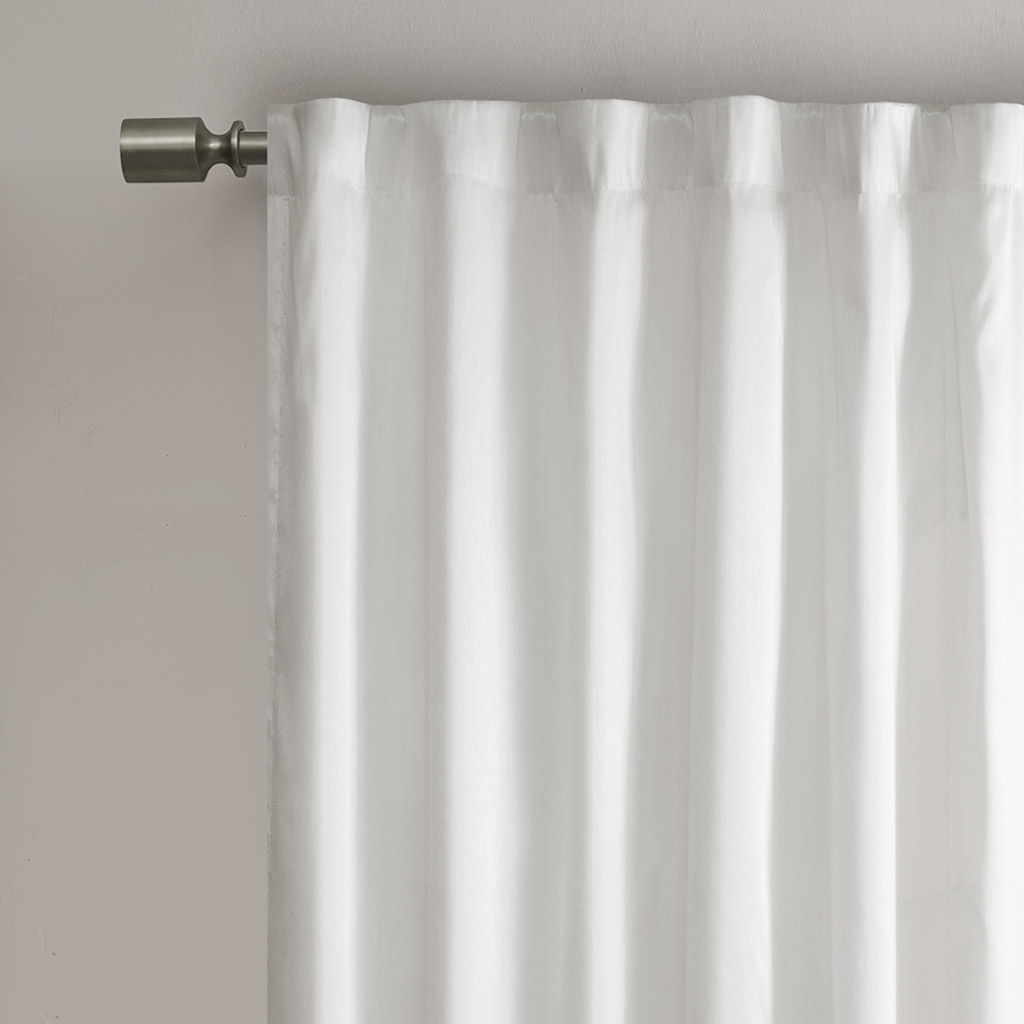Andora - 95" Window Curtain - White