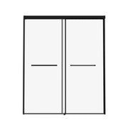 Semi-Frameless Double Sliding Shower Door