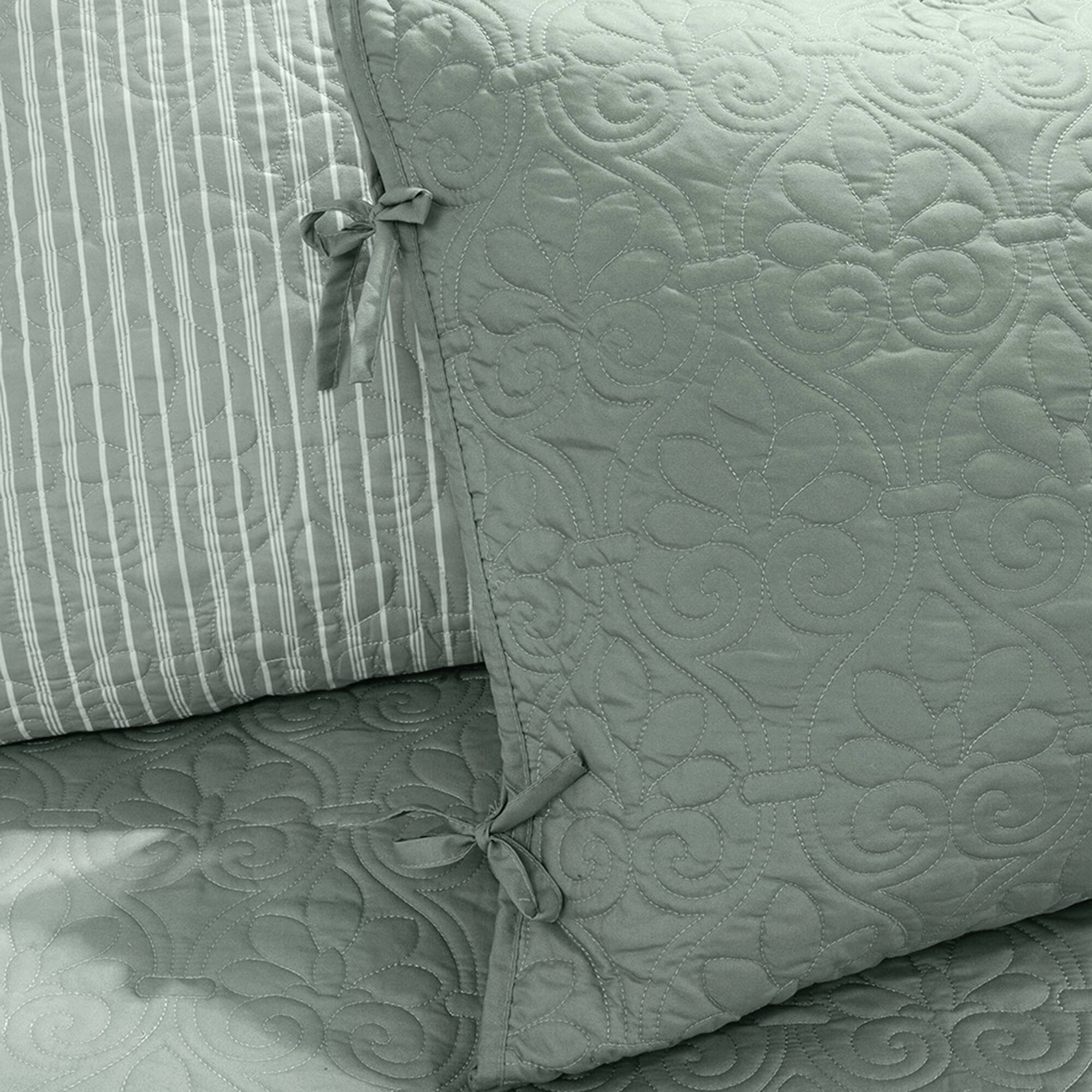 Quebec - Twin Reversible Daybed Cover (Set of 6) - Seafoam