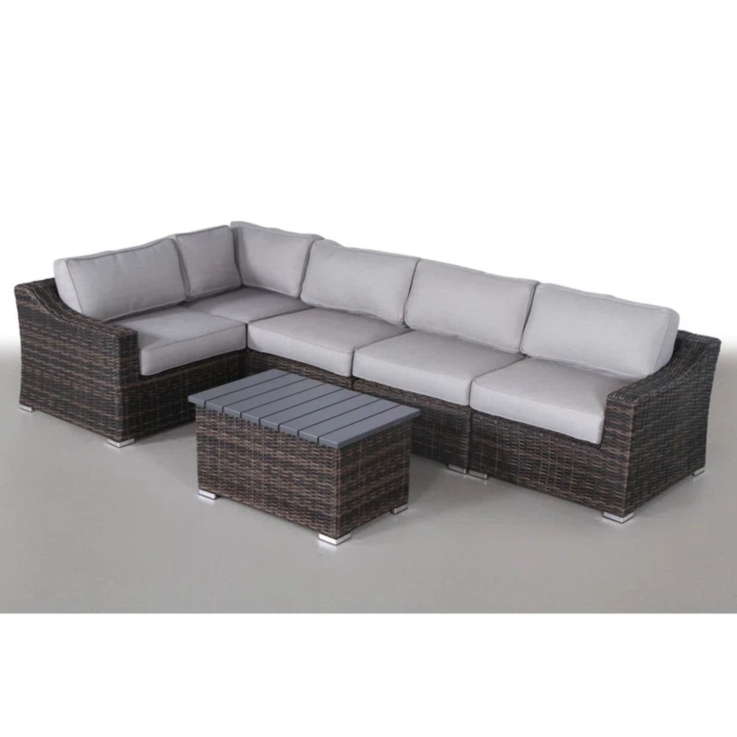 Stylish Sofa Seating Group With Cushions Perfect For Outdoor Gatherings