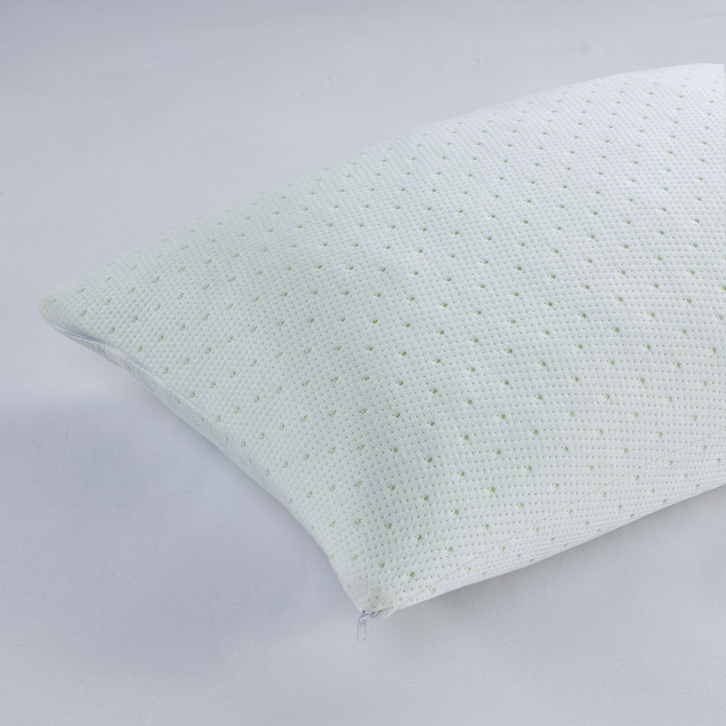 King Rayon From Shredded Memory Foam Pillow - Ivory