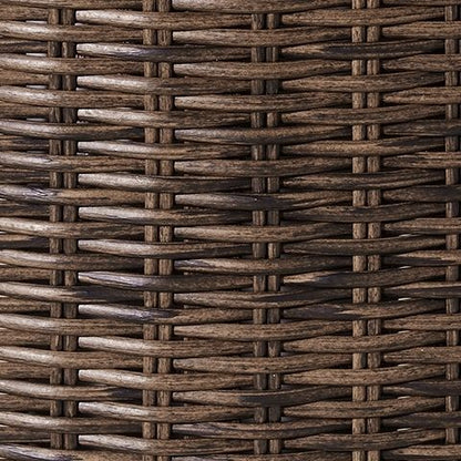 Paradise Trail - 5 Pc. - Conversation Set with 4 Swivel Lounge Chairs - Medium Brown