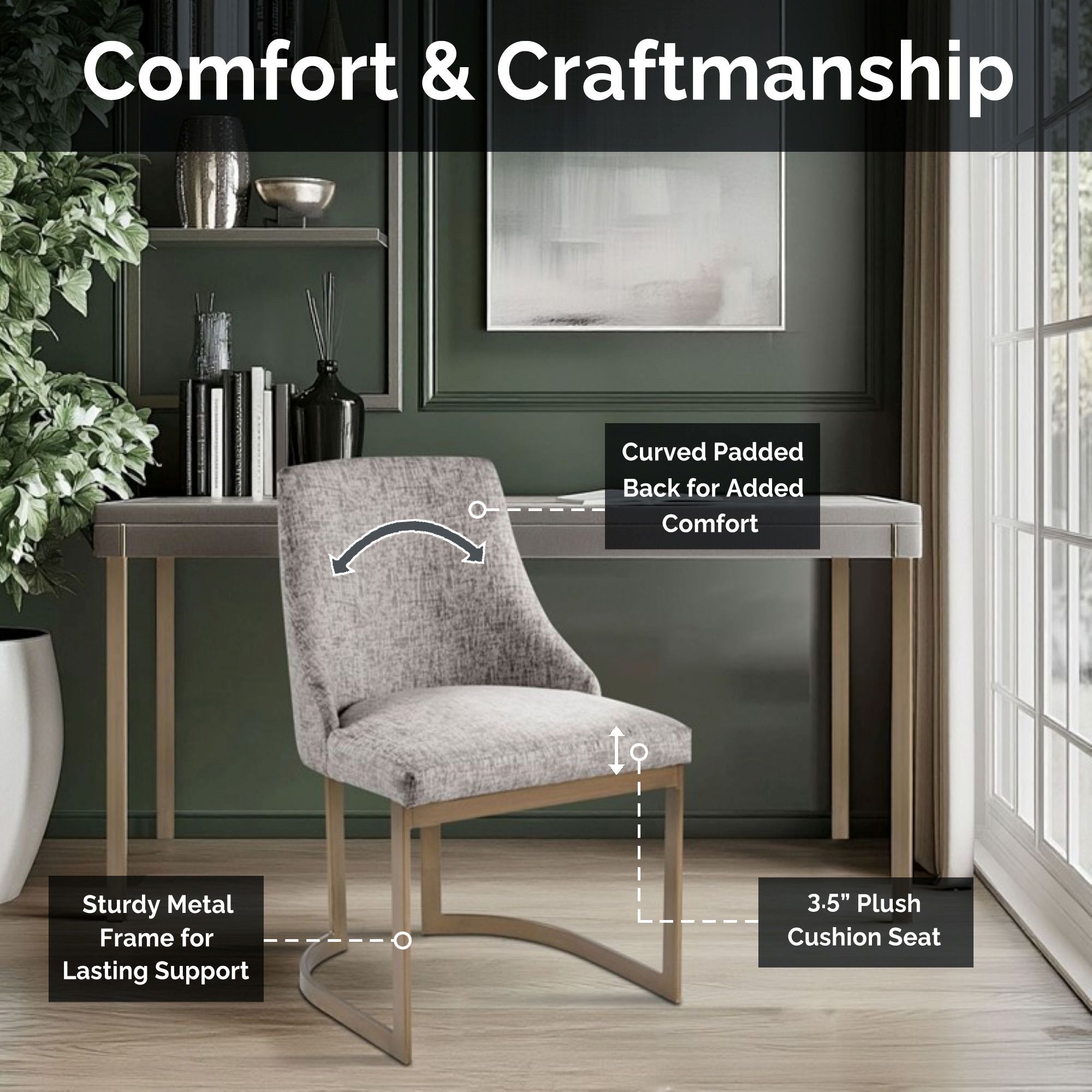Bryce - Dining Chair (Set of 2) - Cream