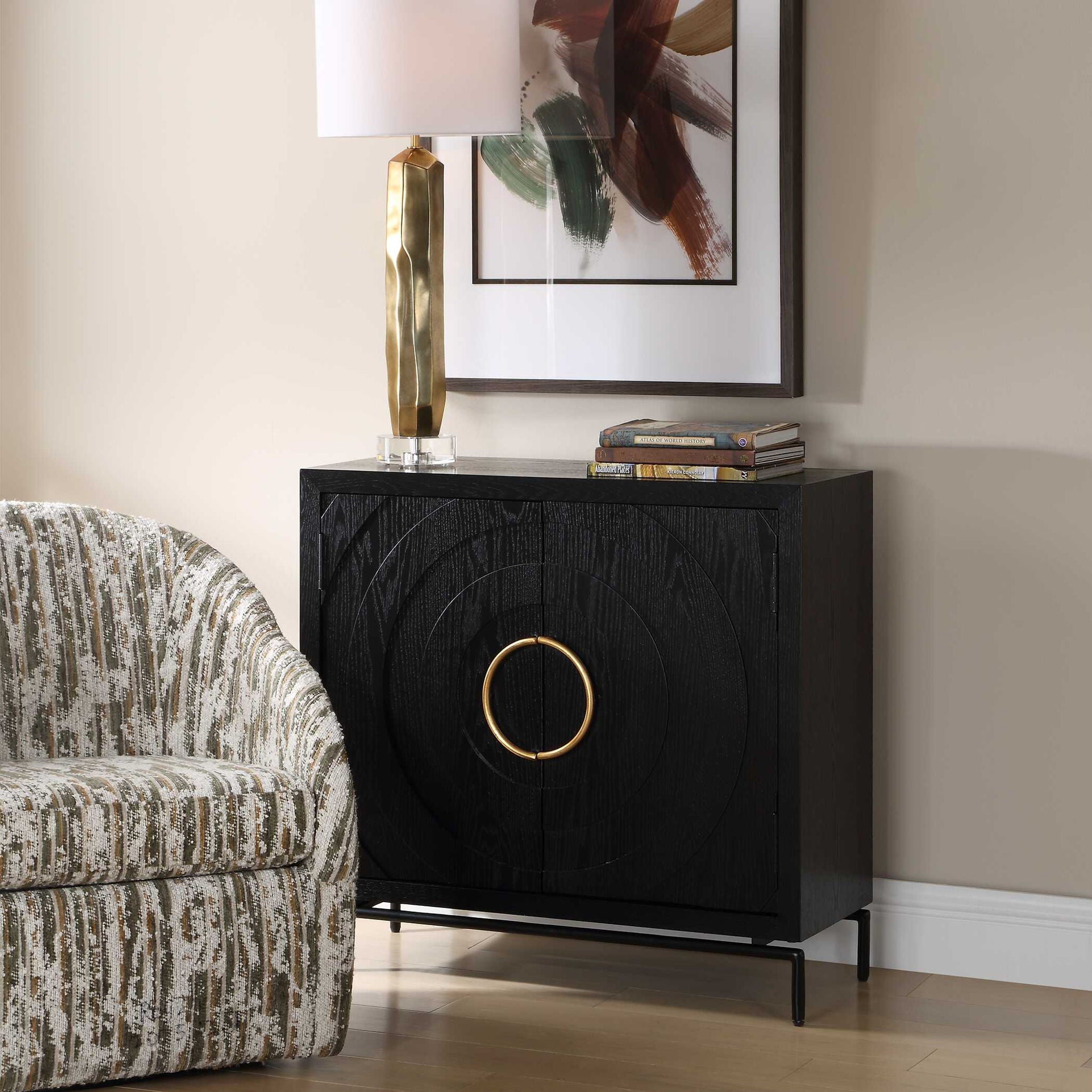 Briseis - 2 Door Cabinet - Black