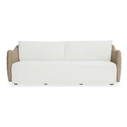 Sunset - Wicker Outdoor Sofa - Oatmeal / Oyster White