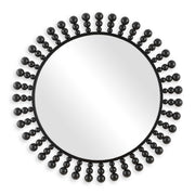Aziel - Round Mirror - Black