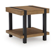 Jorannti - Square End Table - Medium Brown