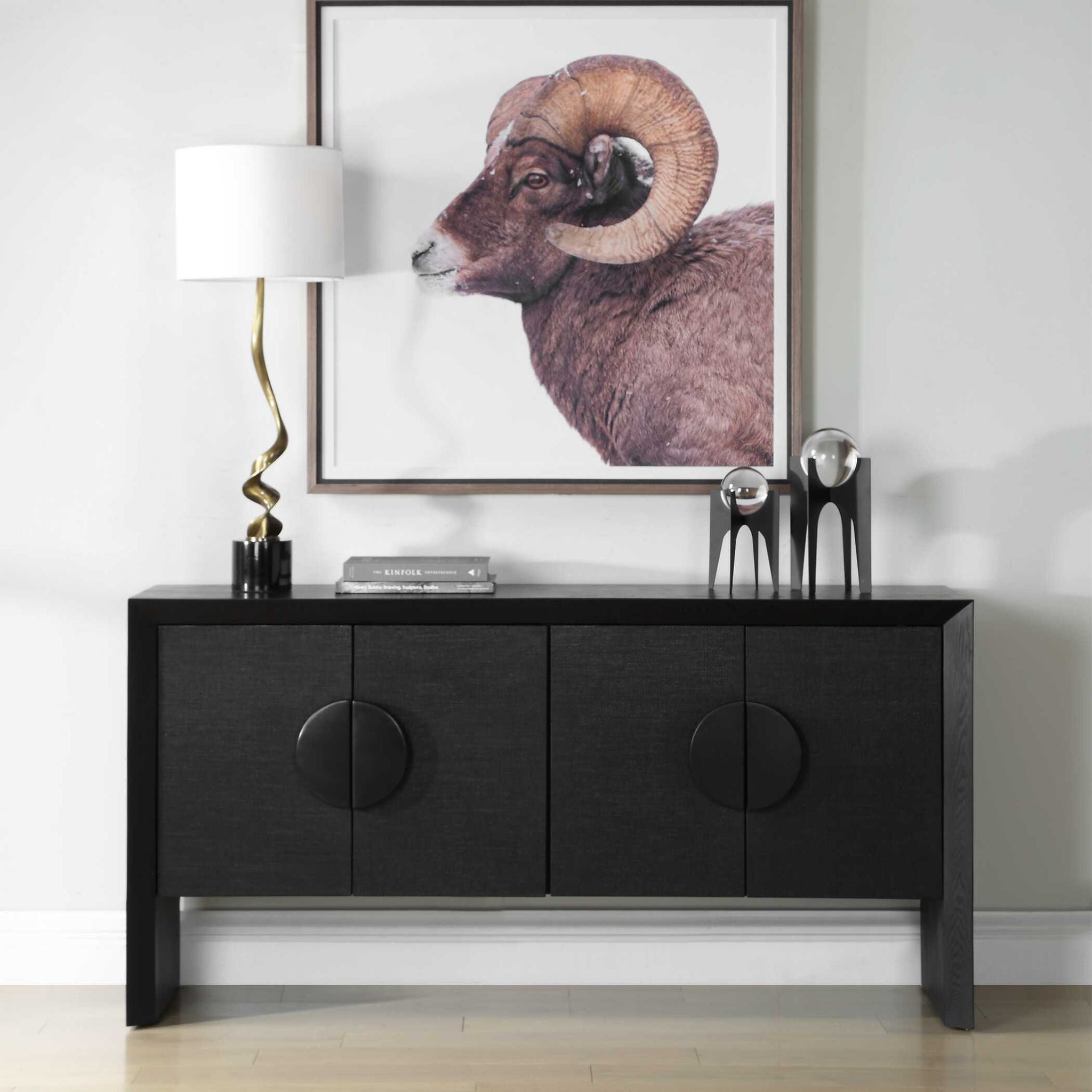 Williams - 4 Door Cabinet - Black