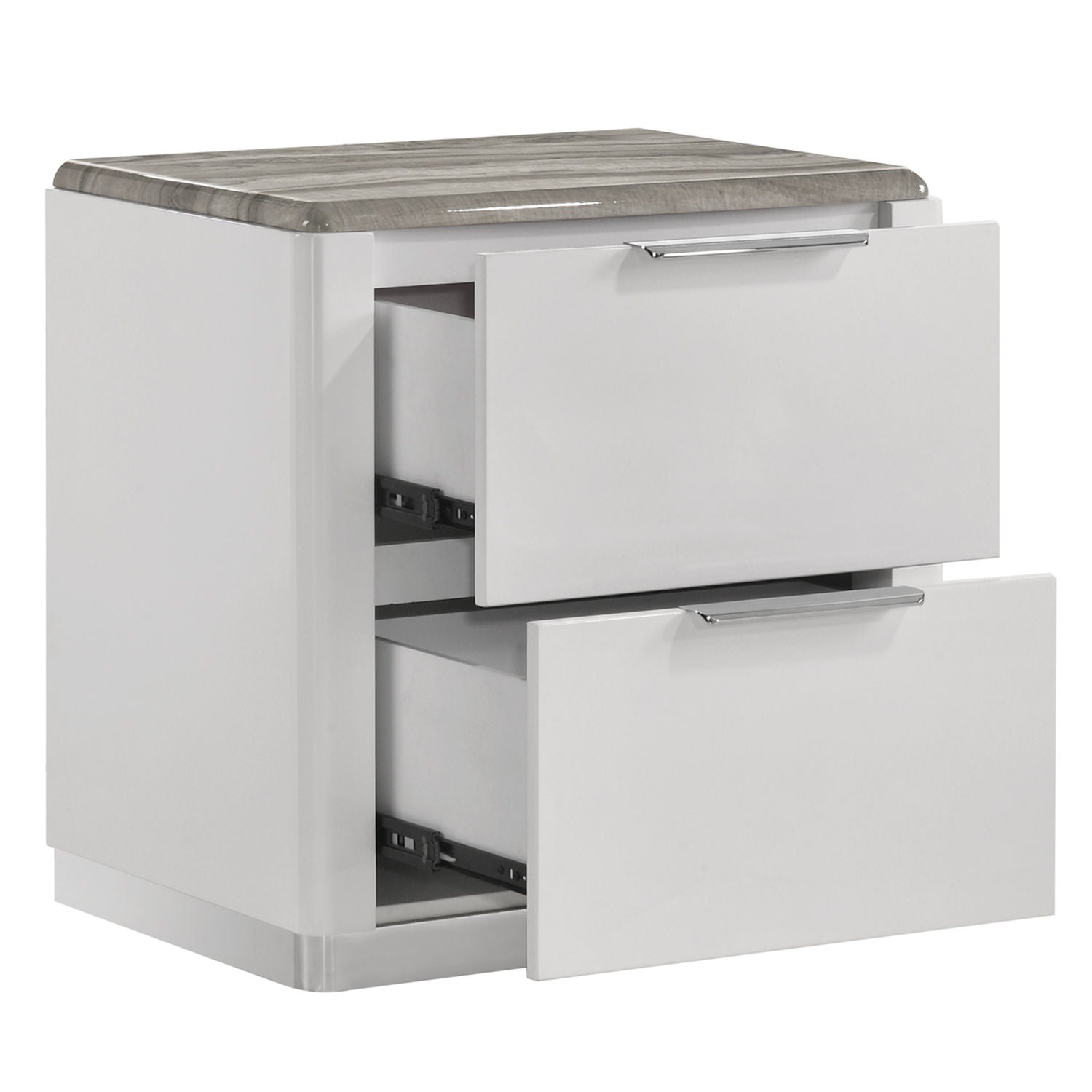 Jazz - 2 Drawer Nightstand - White