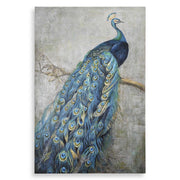 Proud Papa - Hand Painted Art - Blue