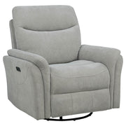 Beacon - Power Swivel Recliner With USB Charging And Adjustable Recline