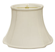 Cream Monay Shantung Silk Oval