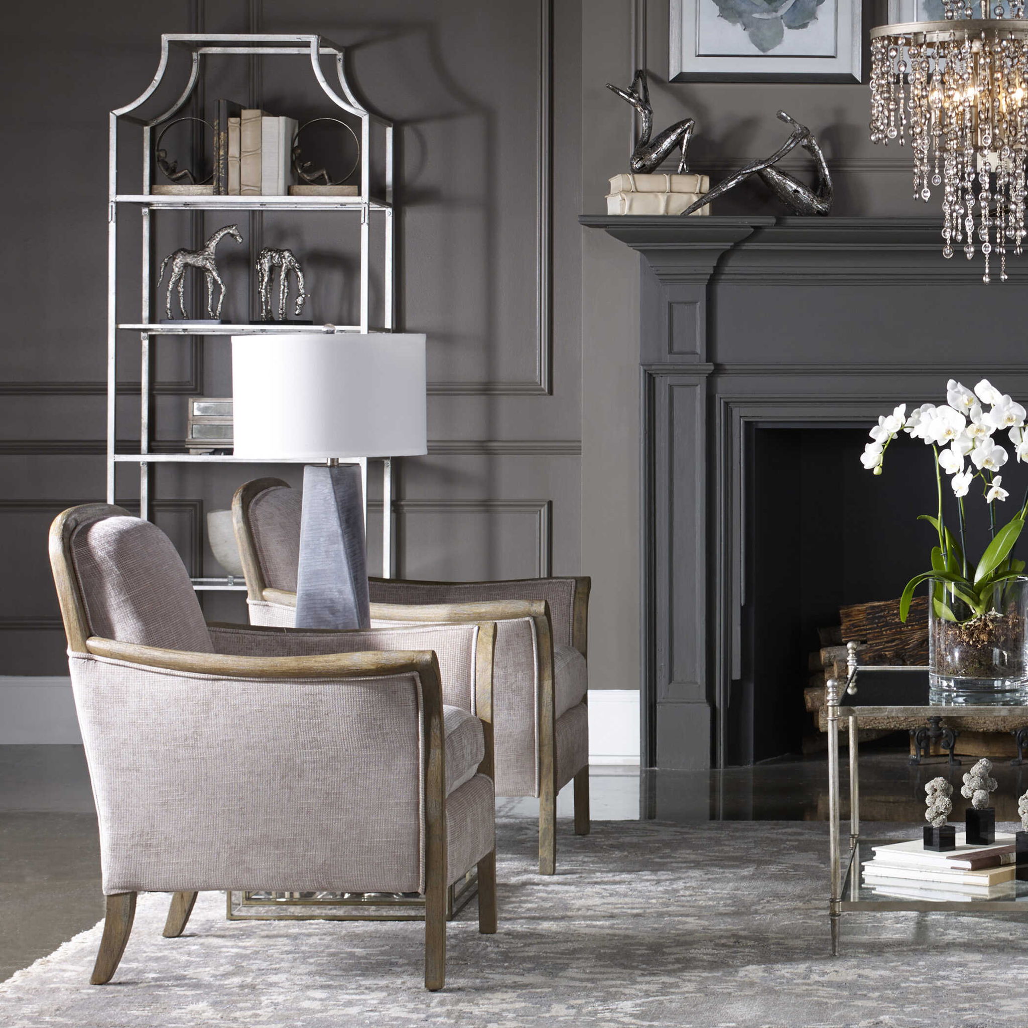Anatoli - Table Lamp - Charcoal Gray