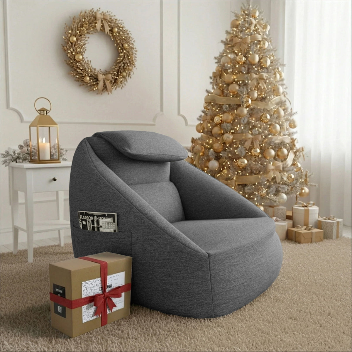 Cloud Ergonomic Couch - Charcoal
