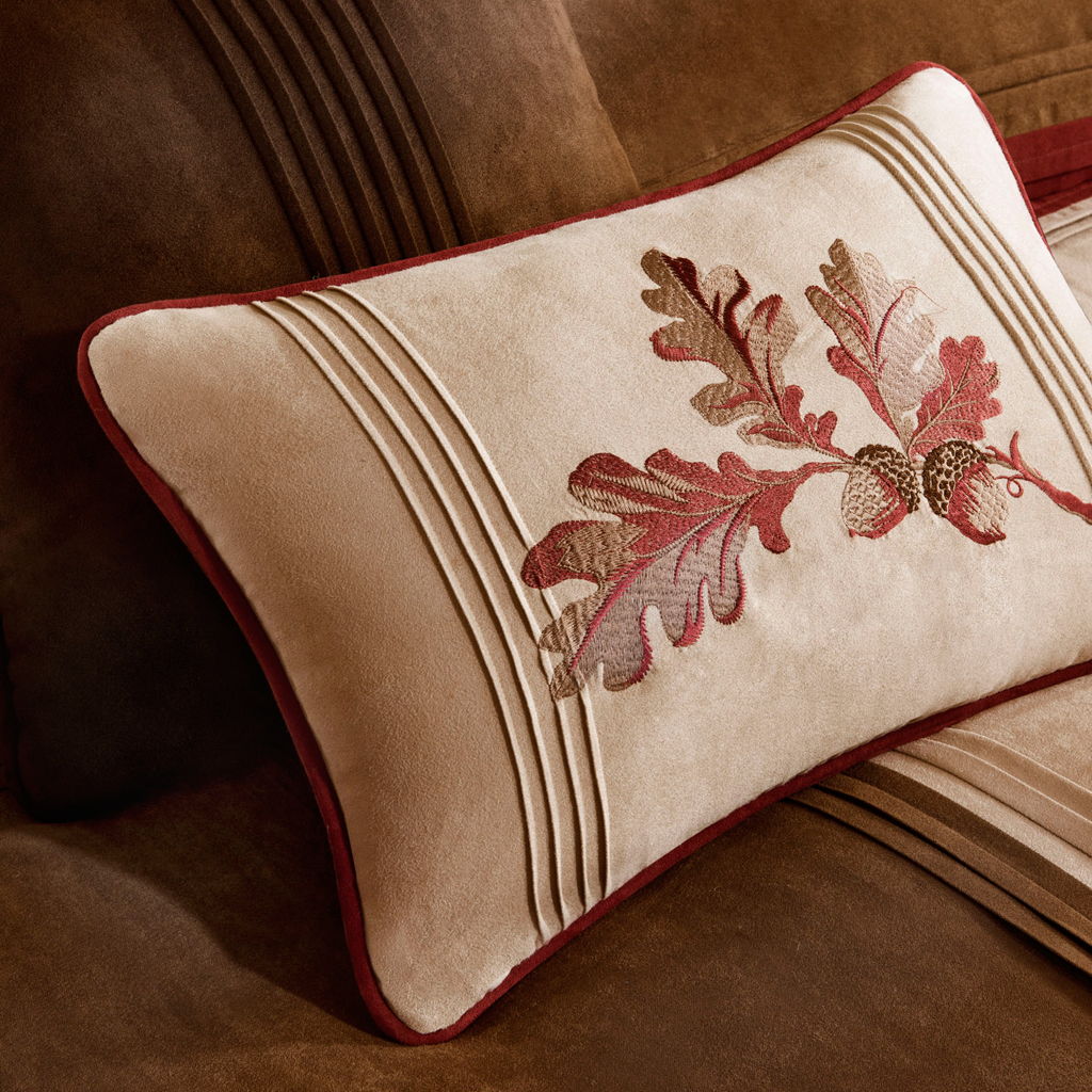 Jackson Blocks - King Piece Comforter (Set of 7) - Red