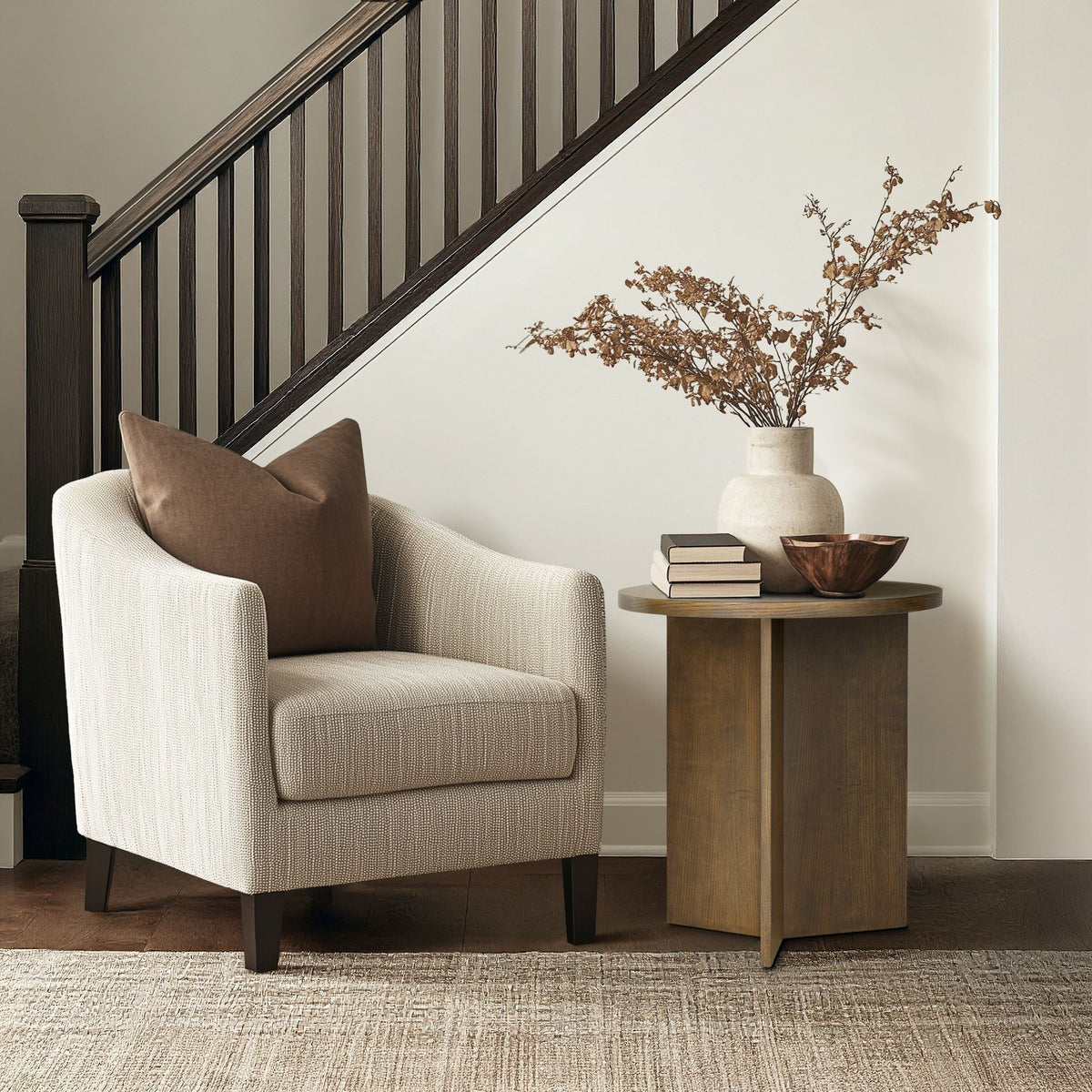 Sadie - Accent Table - Walnut Brown