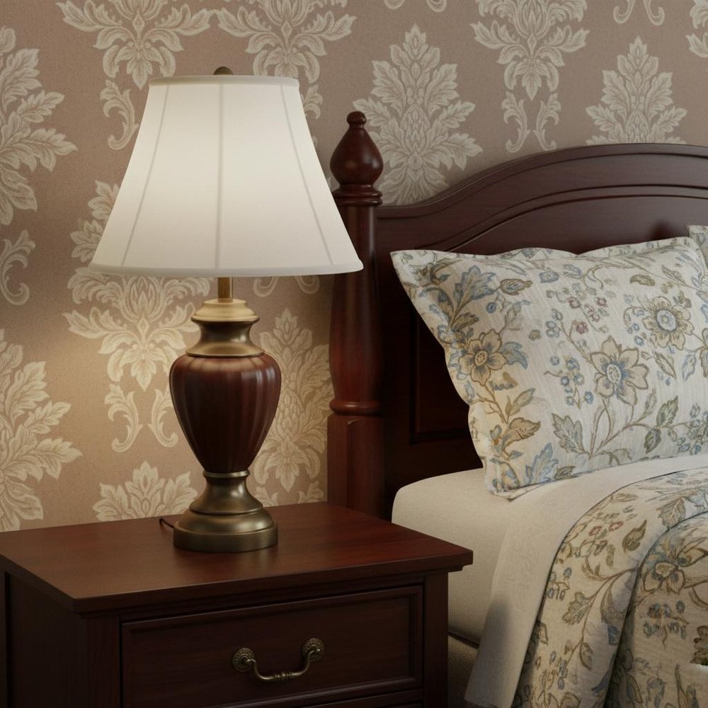 White No Slub Innsbruck Empire Lamp Shade