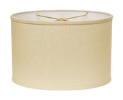 Beige Linen Oval Lamp Shade