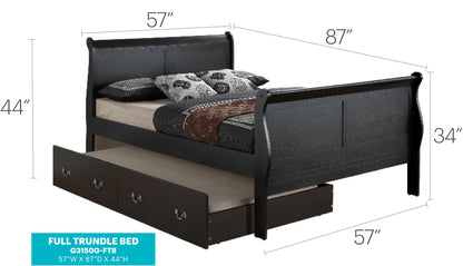 Elegant Trundle Bed With Timeless Charm