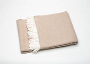 Stone Mini Dot Fringed Throw Blanket