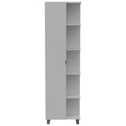 20" White Wood Freestanding Single Door Bathroom Vanity