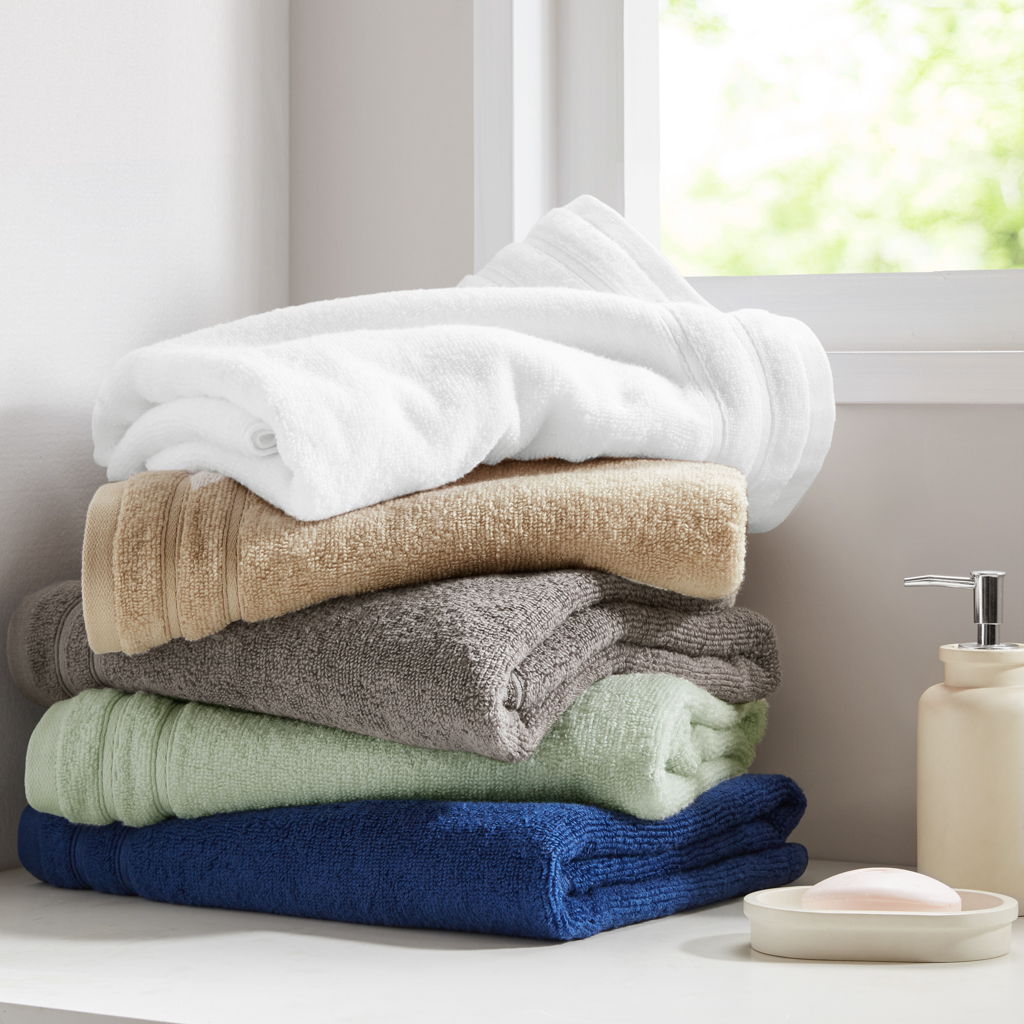 400GSM Essential Bundle Quick Dry Towel Set - White