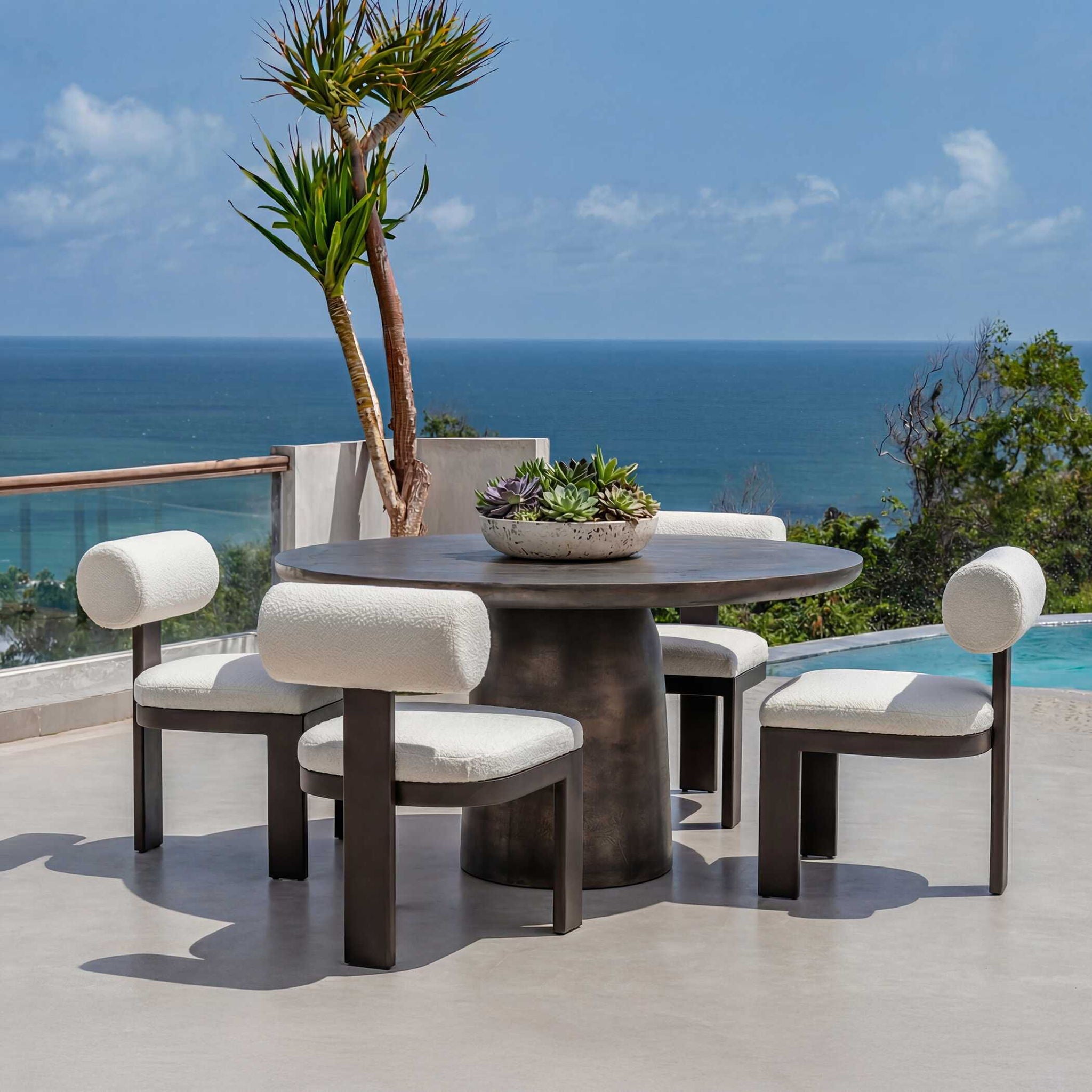 Madrone - Indoor-Outdoor Bistro Table - Bronze