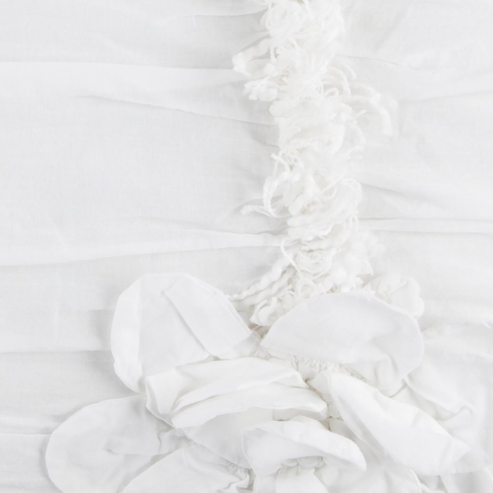 92" X 106" White Cotton Quilt