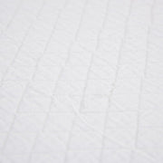 White Checkered King Quilt